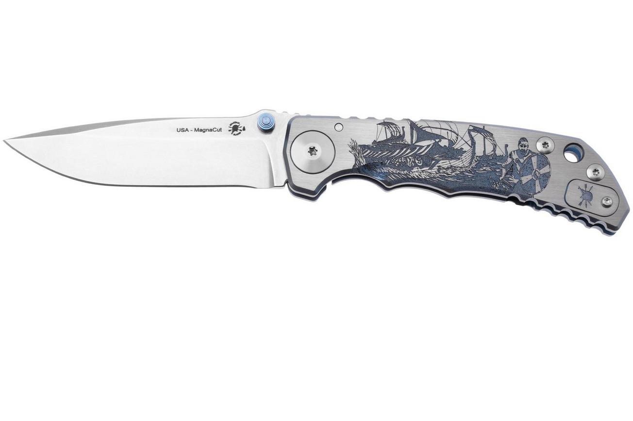 Spartan Blades Harsey Folder, 2022 Special Edition Viking Longboat SF5VIKING zakmes