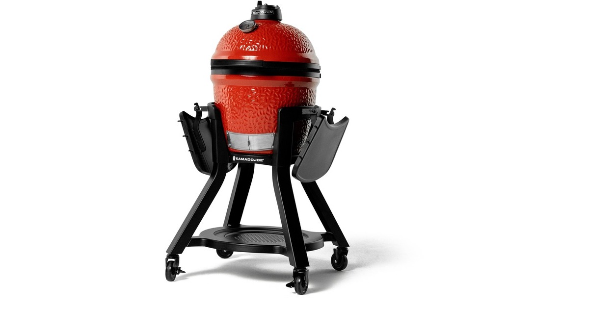 Kamado JoeJoe Jr®-kar met zijtafels barbecuewagen  (Zwart)