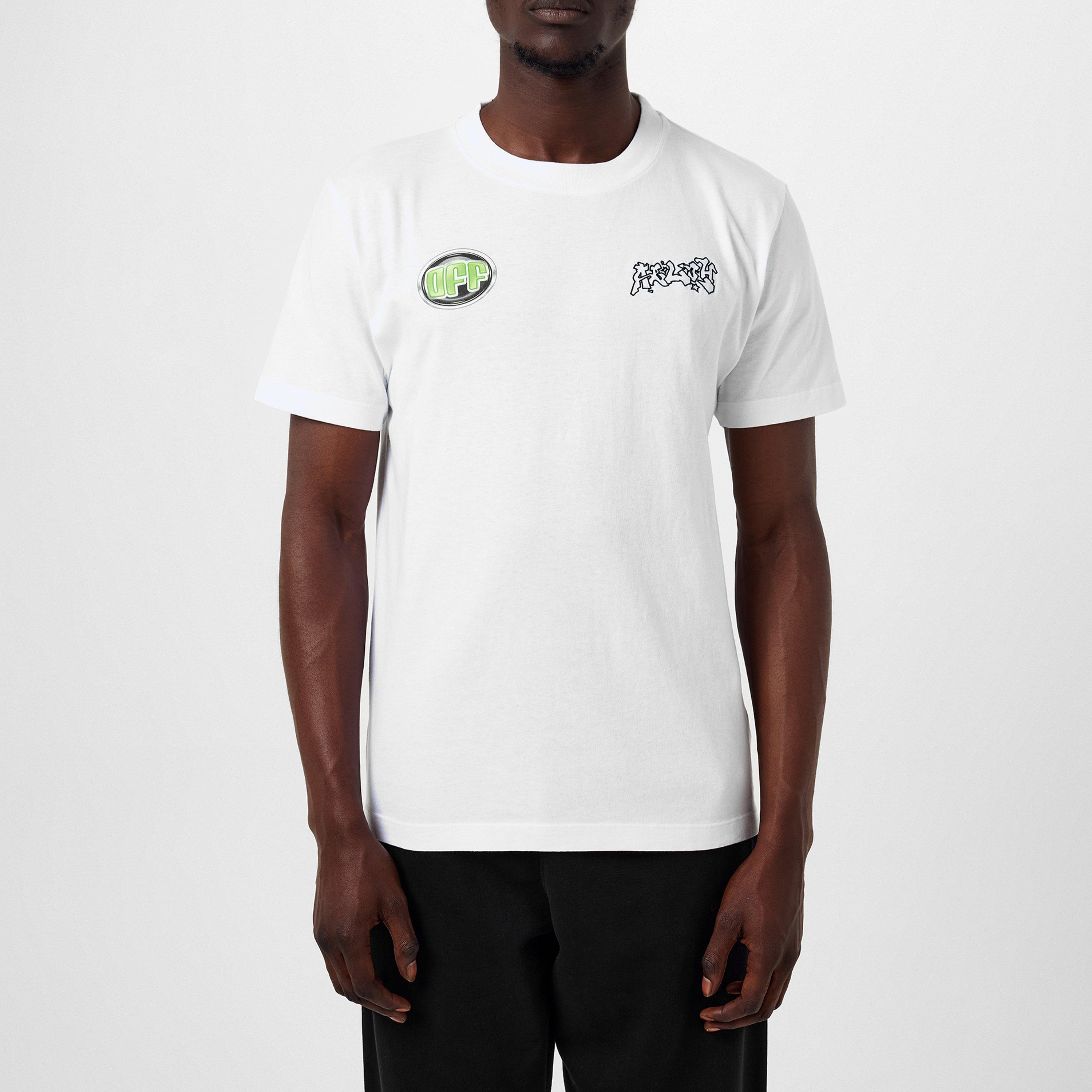 Off White Graphic Print T Shirt