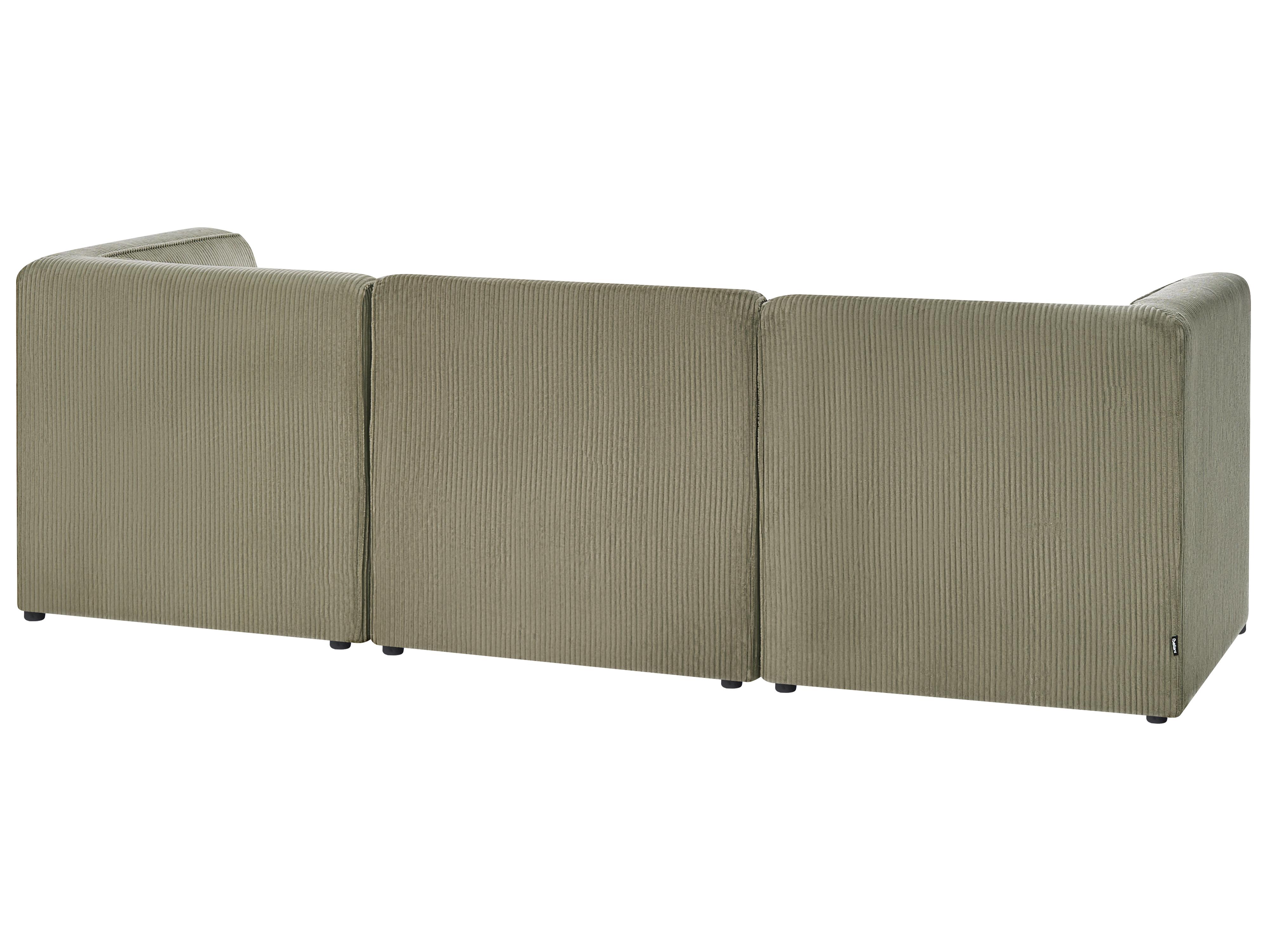 Modulaire bank 3-zits LEMVIG Corduroy Groen
