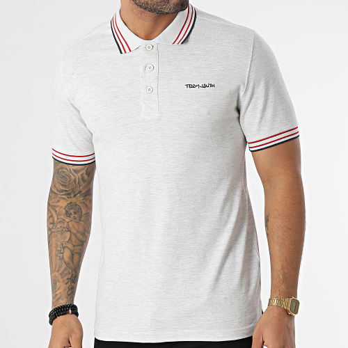 Polo Manches Courtes Pasian Beige Chiné
