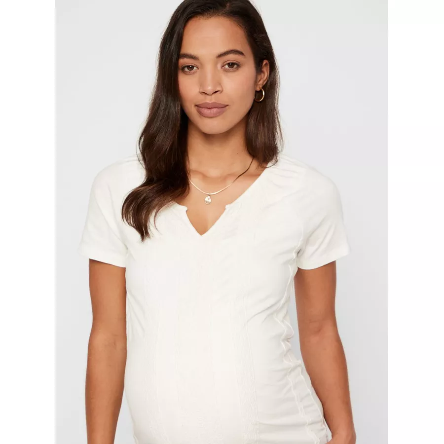 mama;licious Umstandsshirt MLSABRINE Snow White