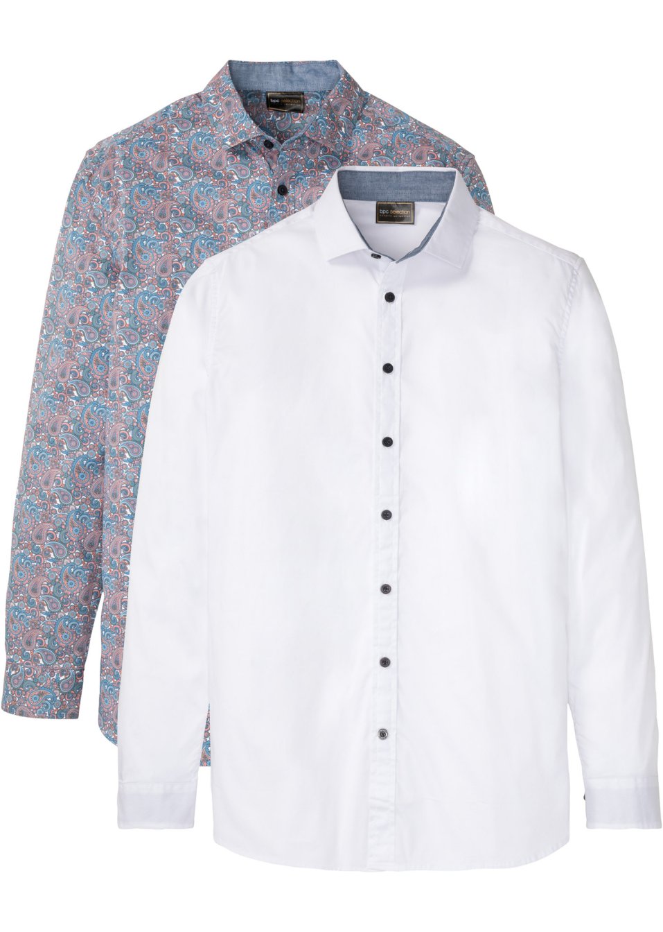Lot de 2 chemises manches longues