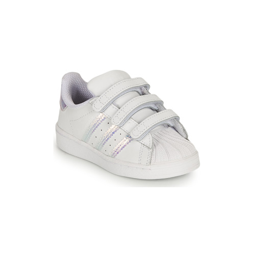 adidas Originals - SUPERSTAR CF I - Blanc / Iridescent