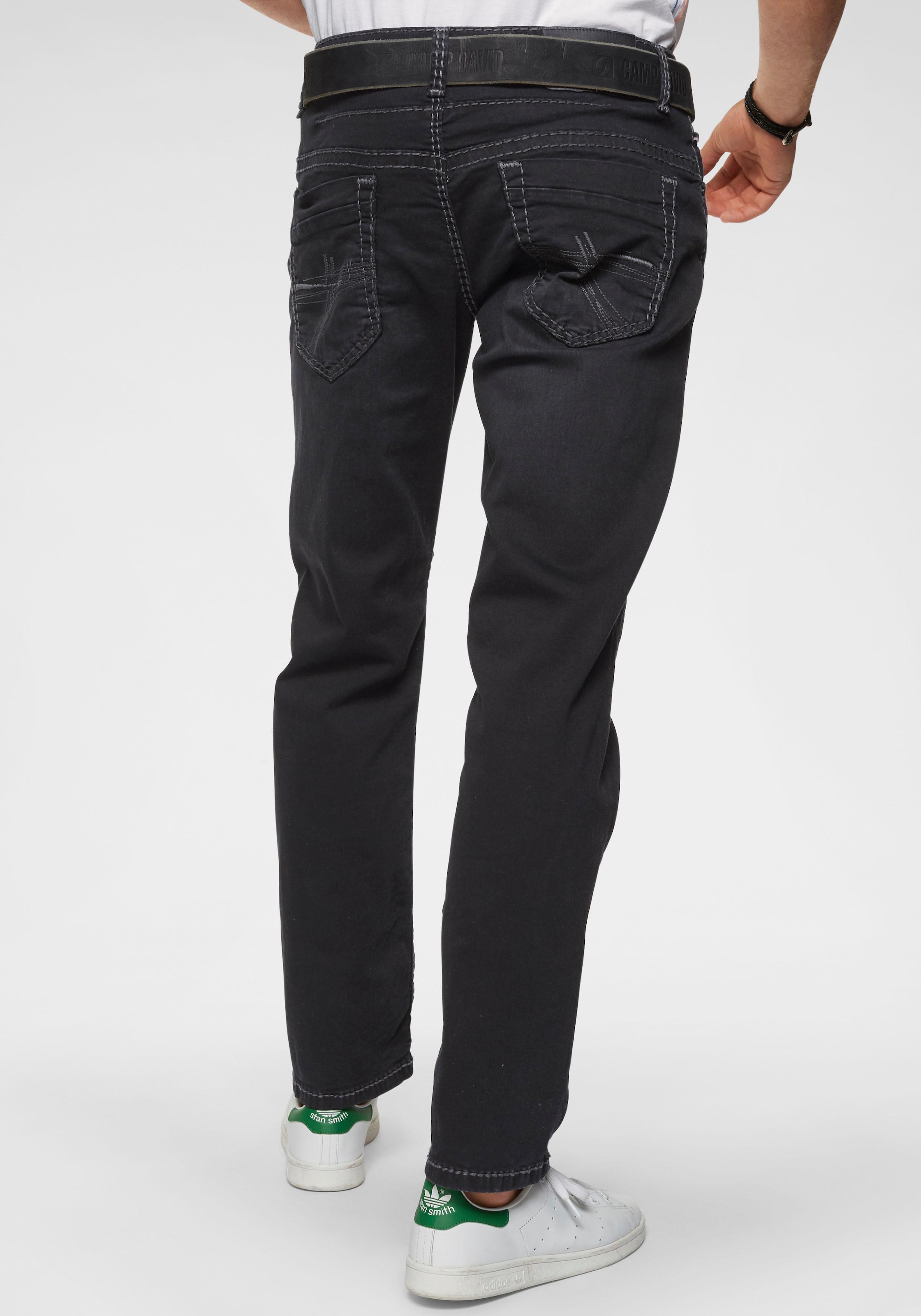 CAMP DAVID Loose-fit-Jeans »CO:NO« mit markanten Nähten und Stretch