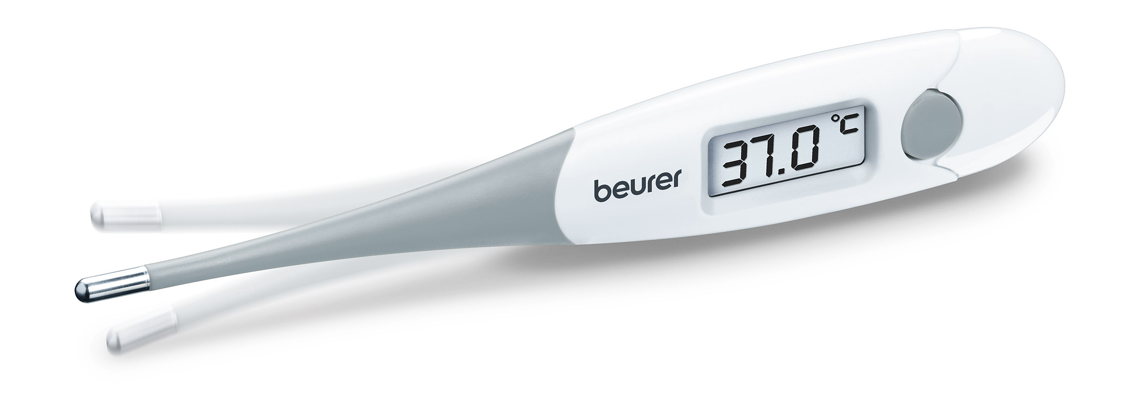 FT 15/1 Express Thermometer Fieberthermometer Temperatur Messgerät (°C/°F) inkl. Batterie (79410) - Weiss