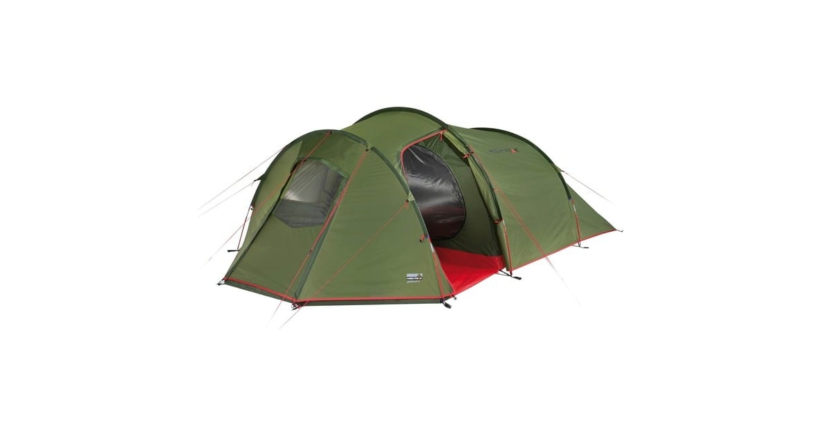 High PeakGoshawk 4 tent  (Groen/rood)