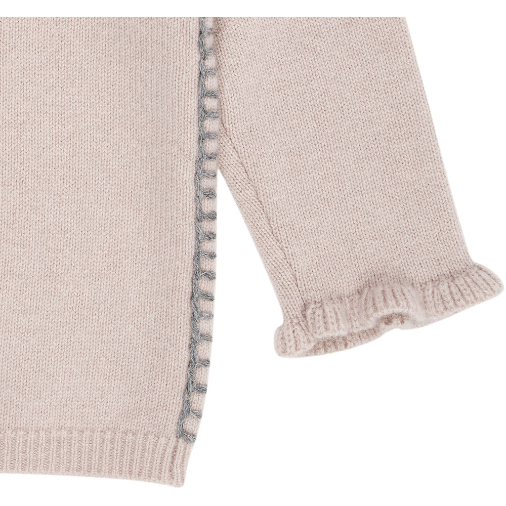 Køb COPENHAGEN FARVER Beige Cashmere Bluse m. Hjerte