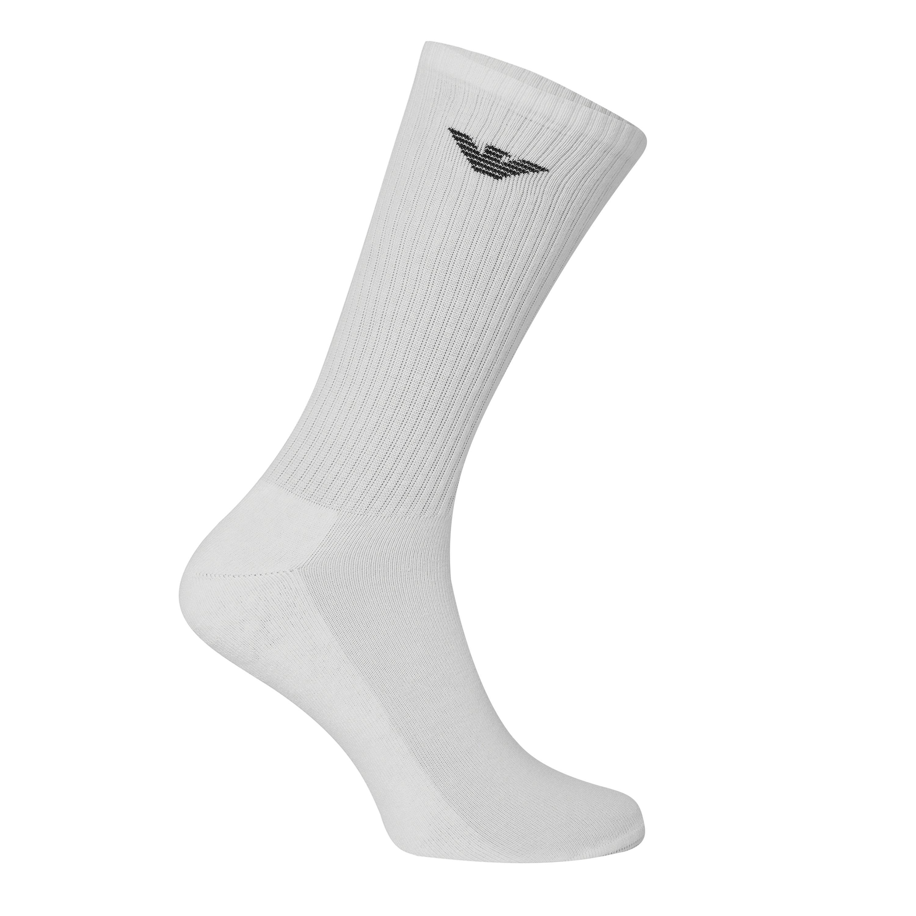 Emporio Armani 3 Pack Crew Logo Socks