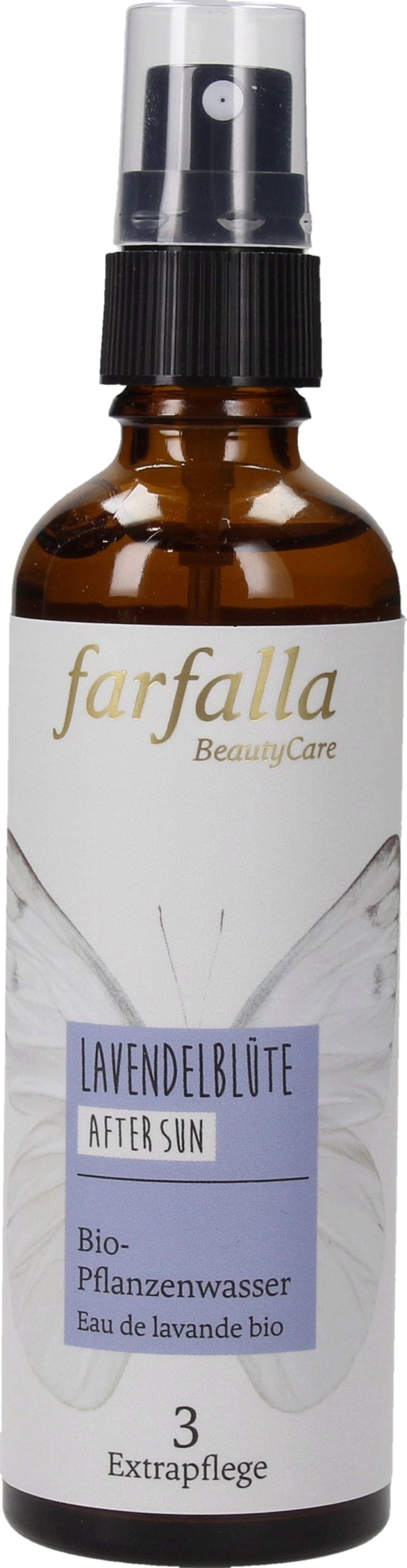 farfalla  Bio-Pflanzenwasser Lavendelblüte, 75 ml