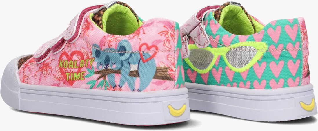 GO BANANAS roze go bananas lage sneakers koala