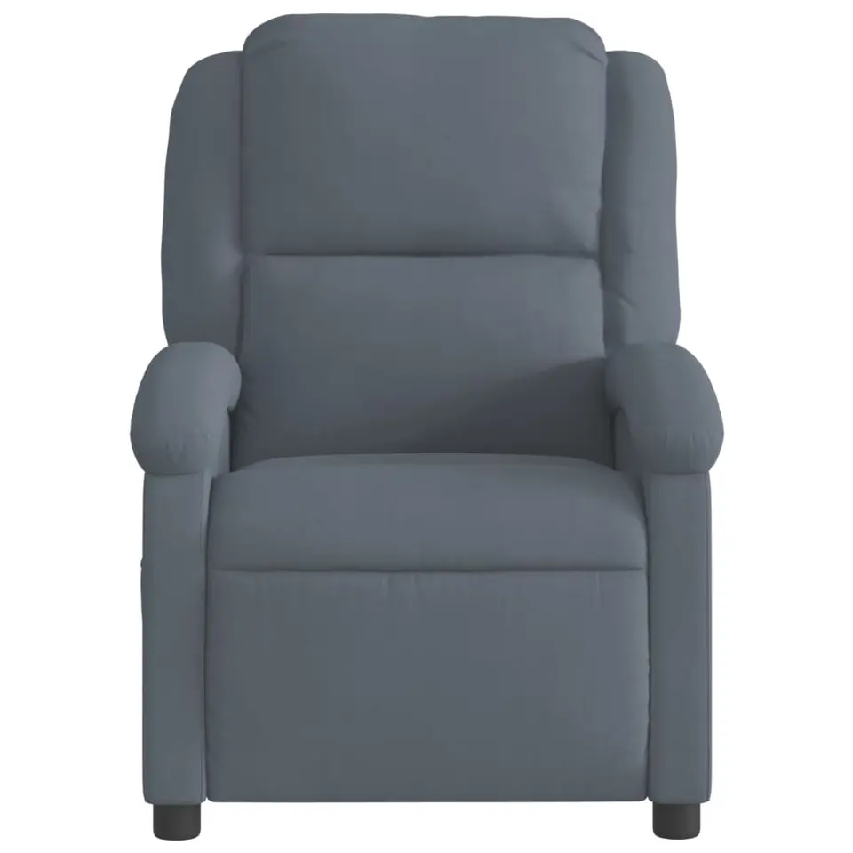 vidaXL - Fauteuil - Grijs - Fluweel
