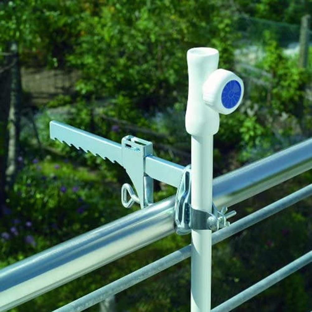Universal Tisch Sonnenschirm Halterung Balkon Geländer Klemme Schirm Ständer