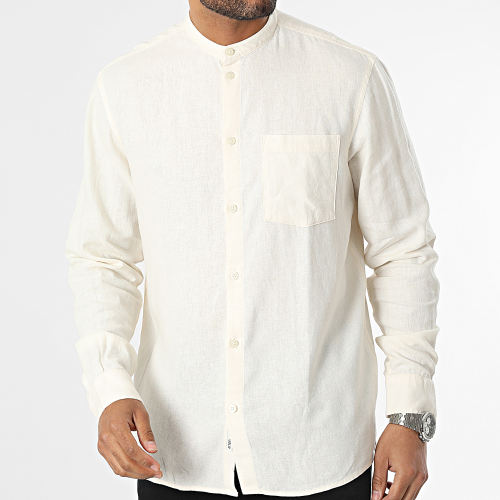 Chemise Manches Longues Allan China Beige
