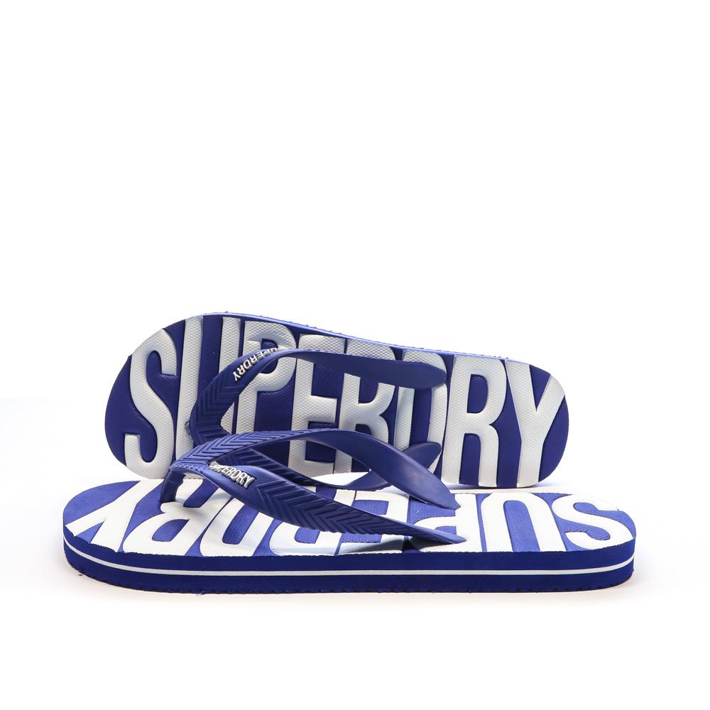 Superdry Tongs Bleu/Blanche Homme Superdry Vintage Vegan
