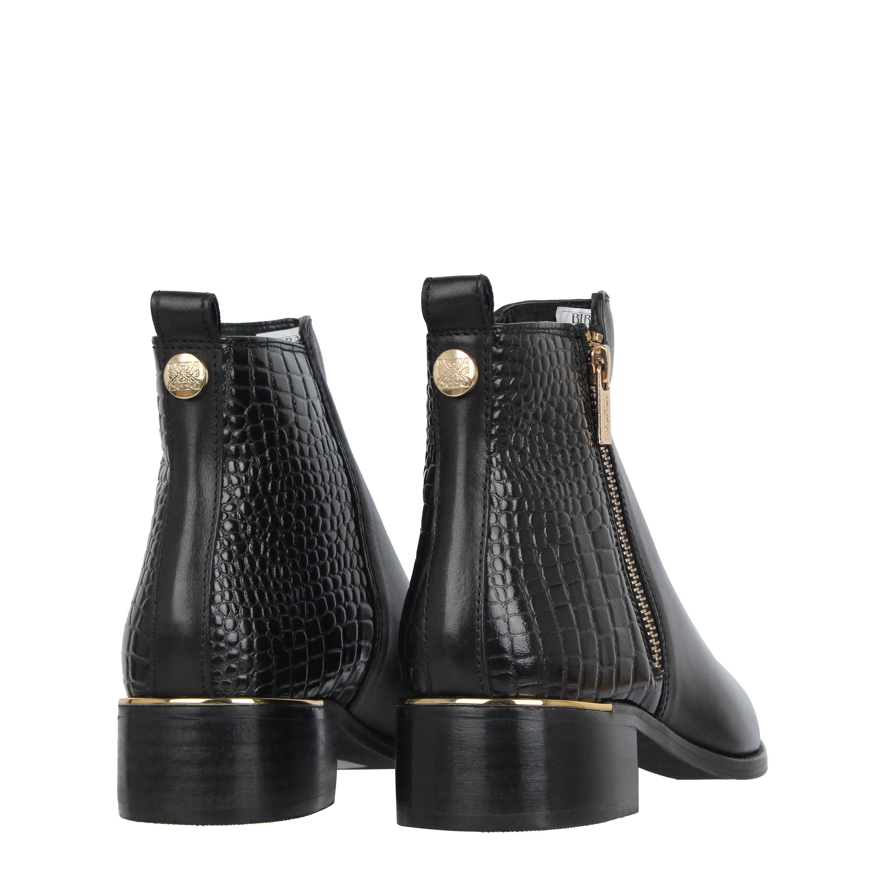 Biba Zip Flat Ankle Boots