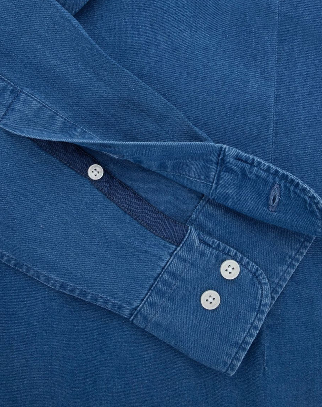 Hackett London Chemise en Jean Slim Fit bleu moyen