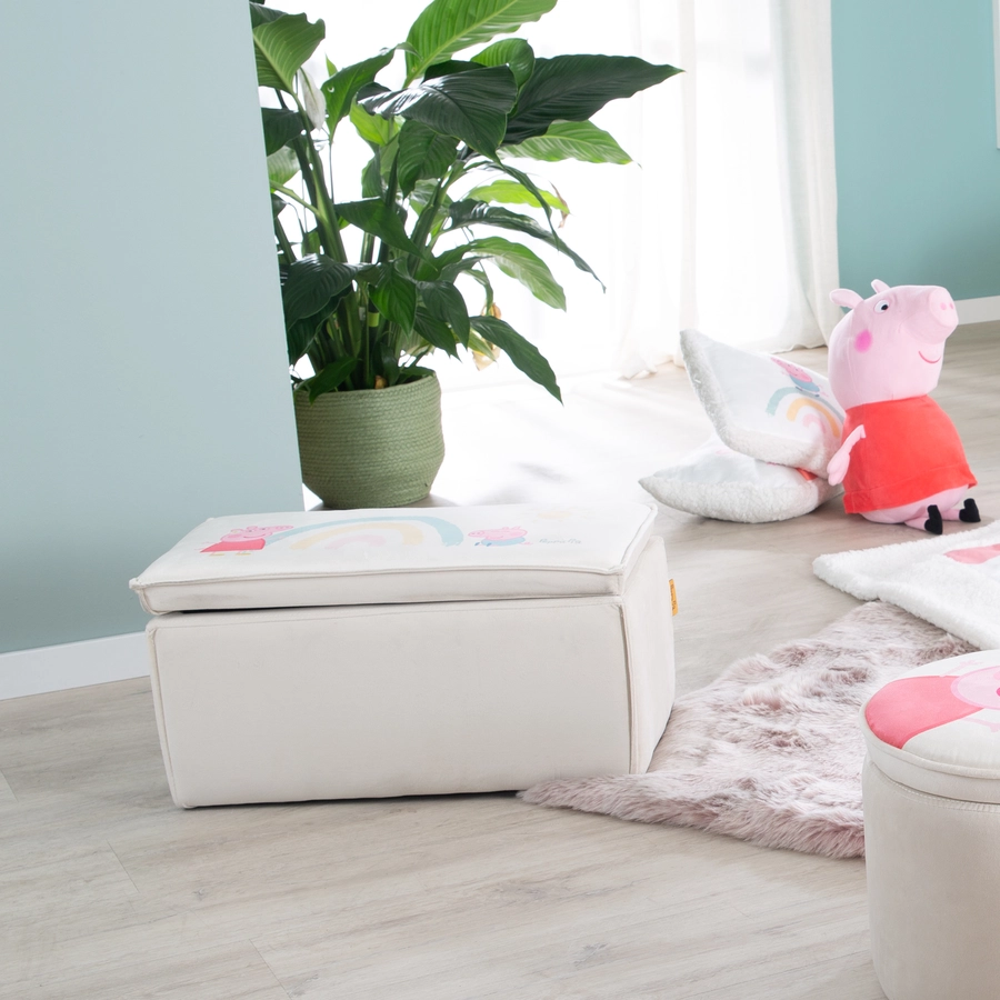 roba Kinderhocker mit Aufbewahrungsfunktion Peppa Pig