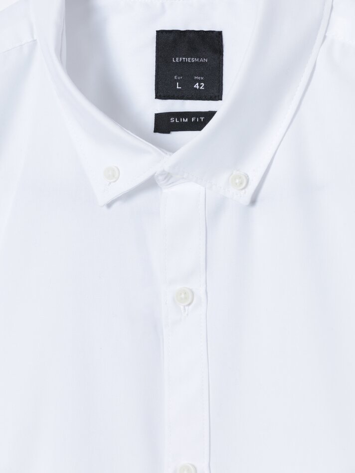 Camisa básica fácil de passar - Branca