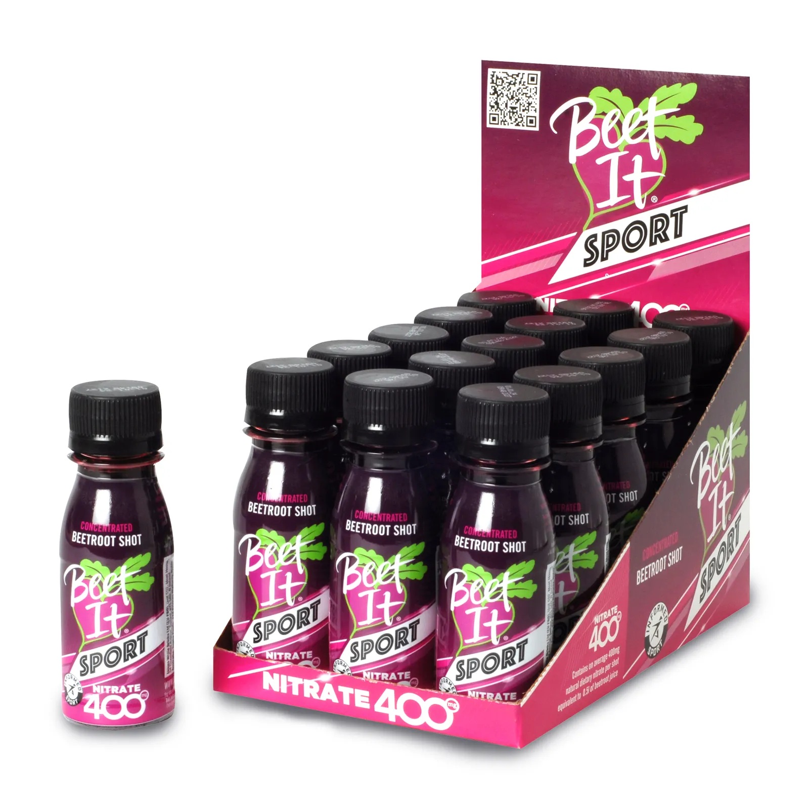 Beet It Sport Nitrate 400 15x70ml Store pakke av den populære Beet It Sport Nitrate