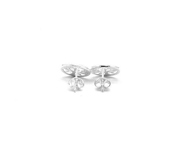 Unique And Co Ladies Unique And Co Sterling Stud Earrings with CZ