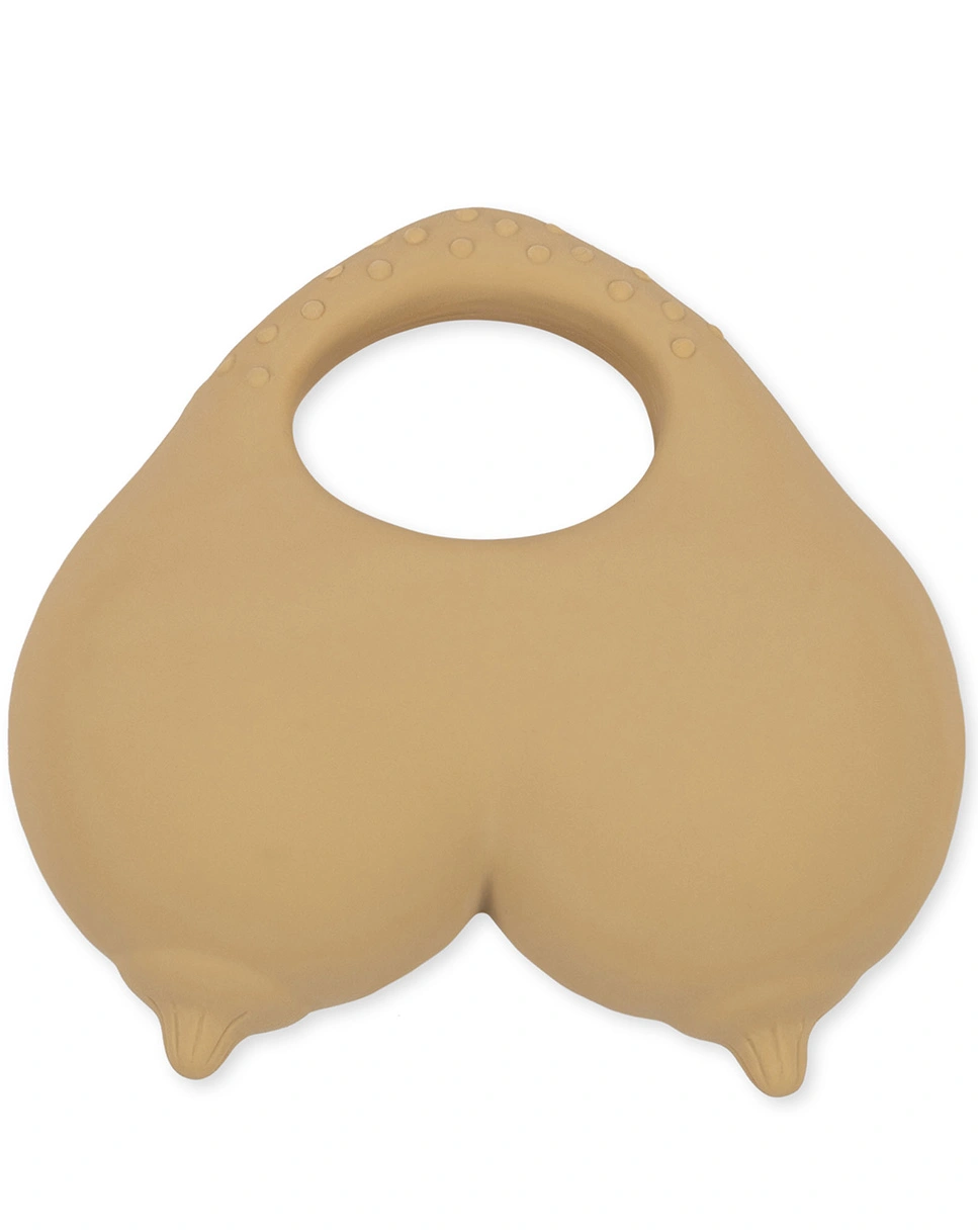 Beißring TEETHER (10x10) in creamy white