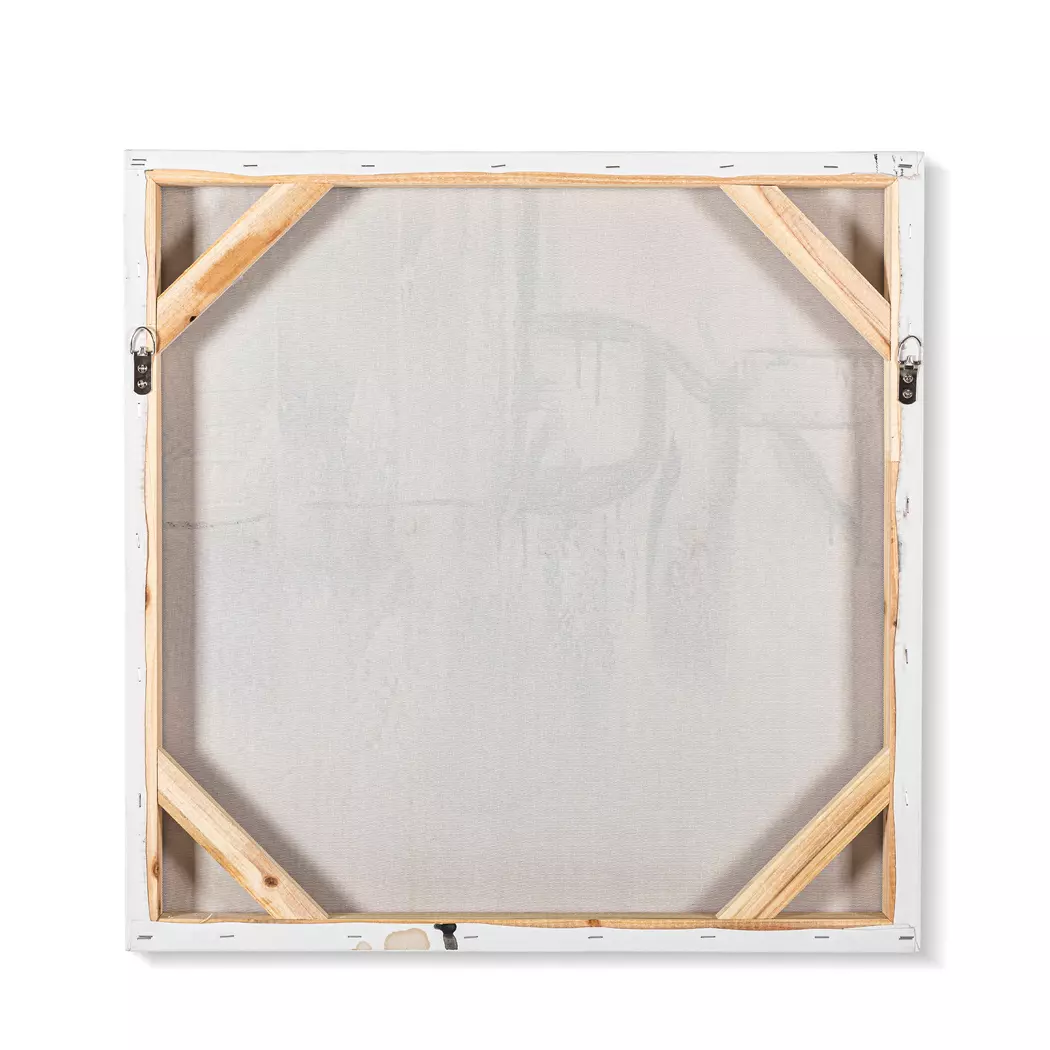 Wandbild 60 x 60 cm Abtrakt Schwarz - Gold II