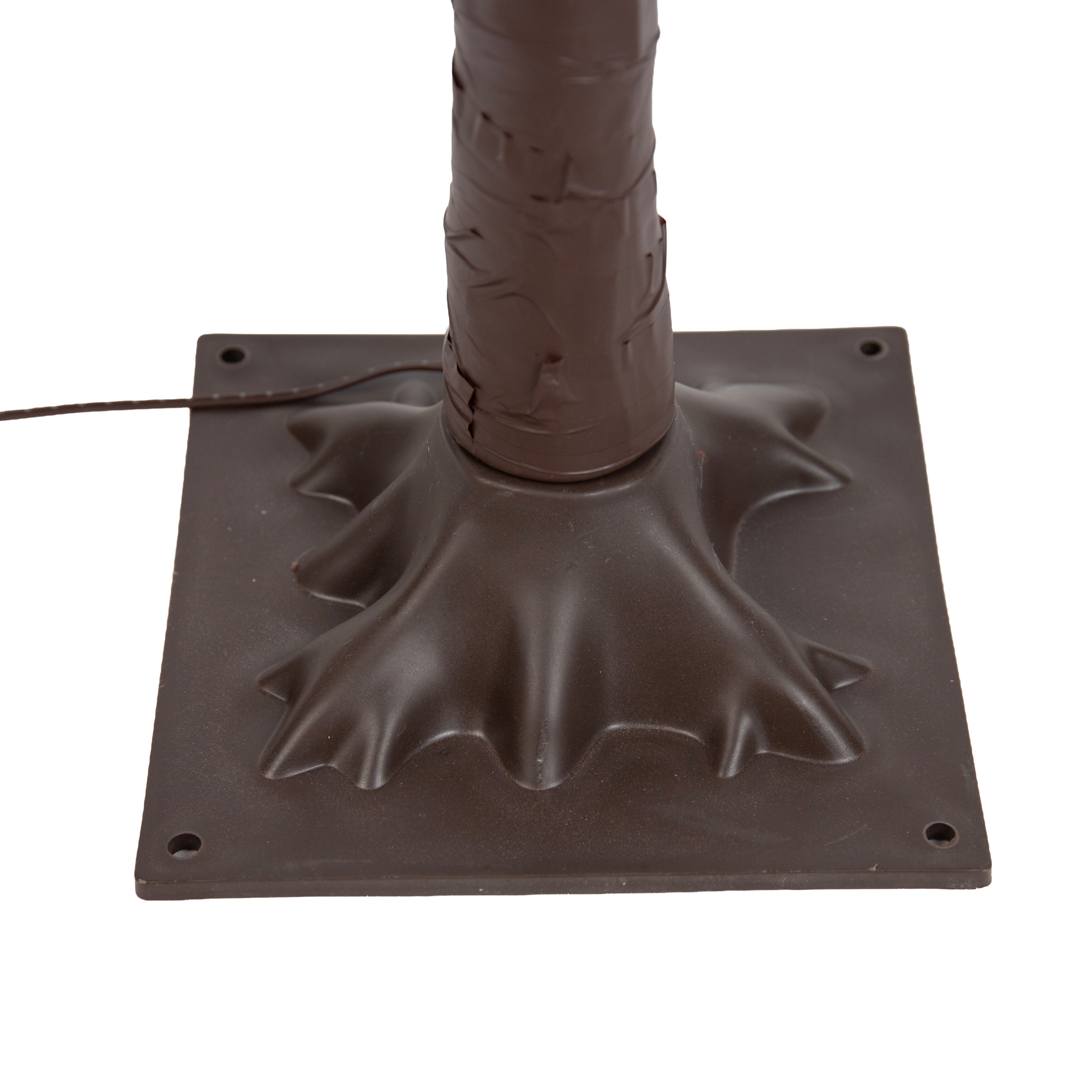 Kerst vloerlamp bruin boom 120cm incl. LED met timer IP44 - Ki