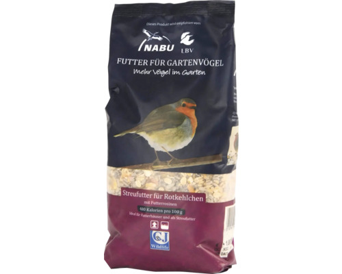 CJ Wildlife Wild Bird Food, strooizaad voor roodborstjes, 1 kg, vogelvoer voor het hele jaar