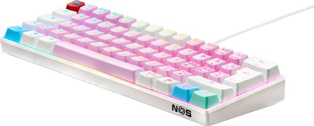 NOS C-450 Mini PRO RGB gaming-tastatur (Cotton Candy)