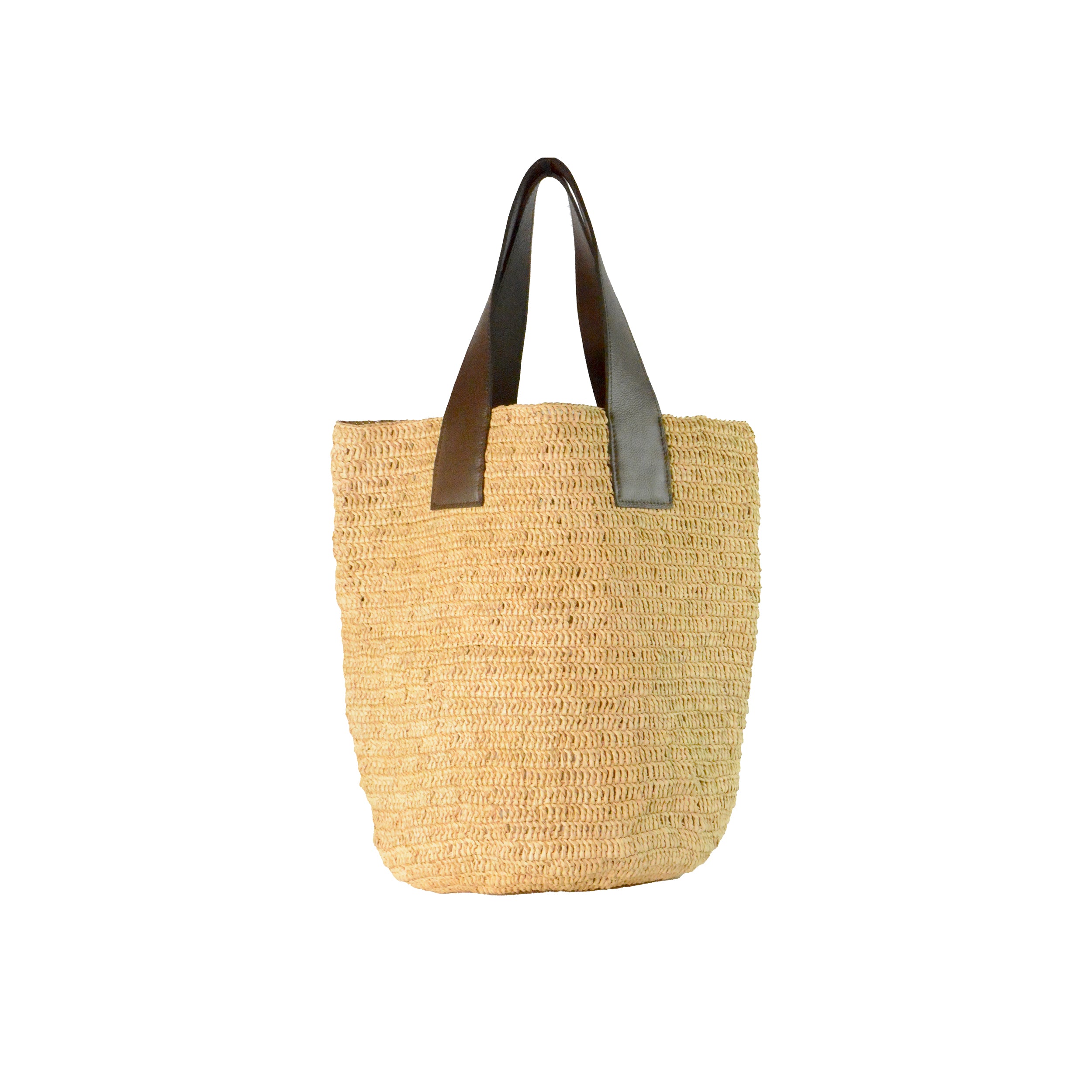 Sac en paille tressée souple et flexible « El viajero »
