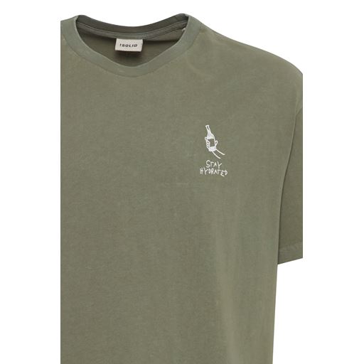 Solid Ismail T-shirt, Vetiver, XL