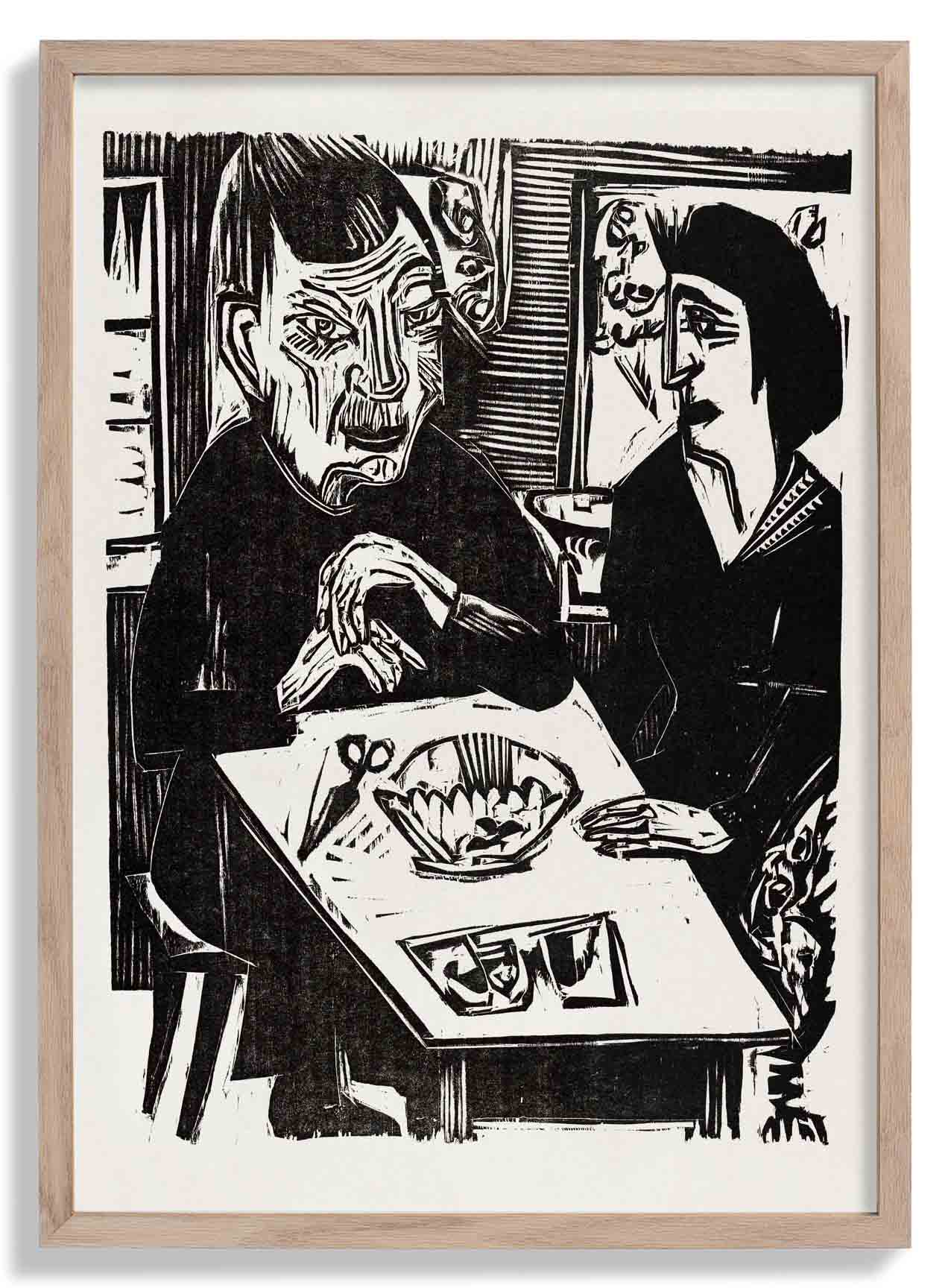 Alte und junge Frau von Ernst Kirchner
