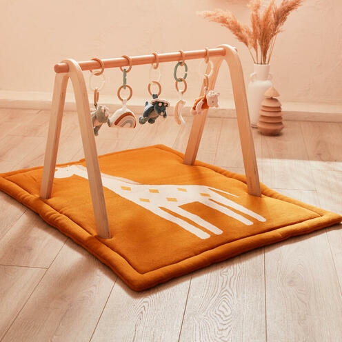 Tiga Stegi & Ops Tapis de jeu et parc 75x95 cm tricot bio - NOUKIE 'S