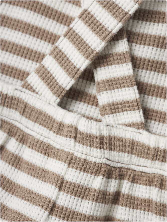 Lil' Atelier NBMJONAS SHORT LOOSE OVERALL LIL Mocha meringue/coconut milk