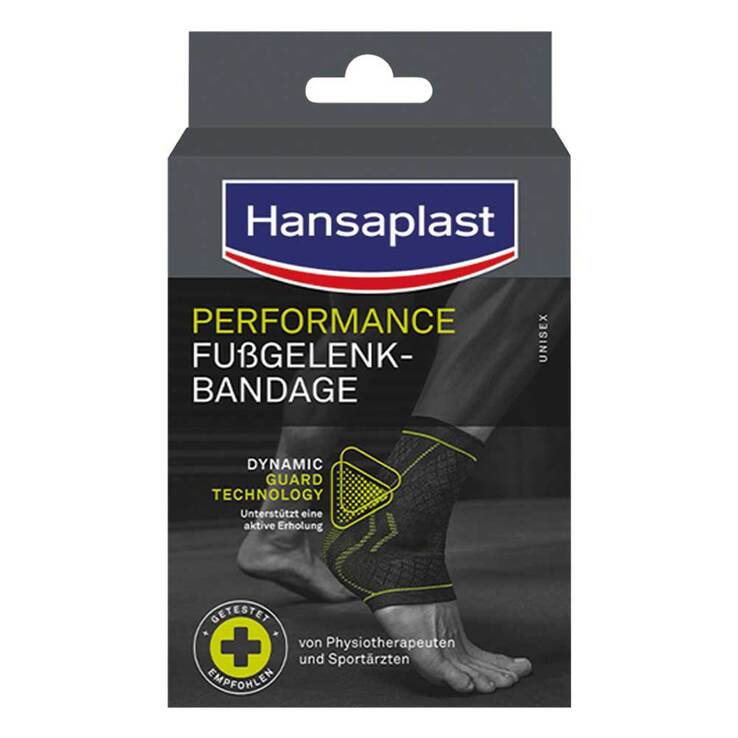 Hansaplast Sport Fußgelenk-Bandage Größe S/M, 1 St