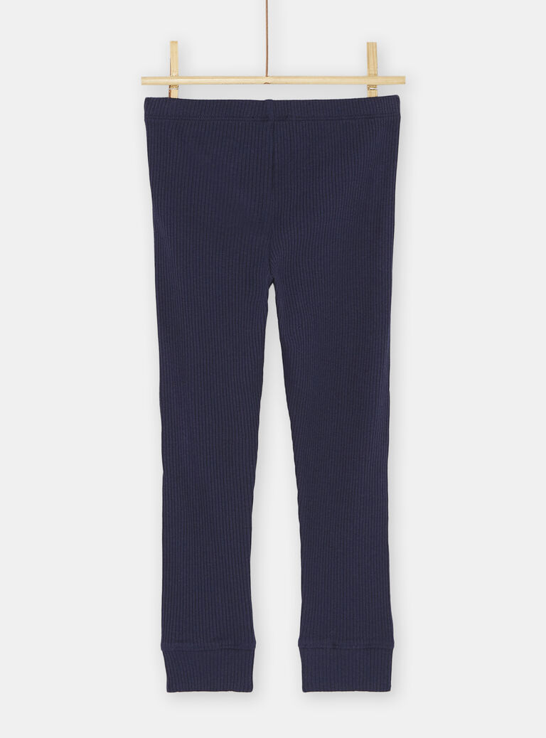 Legging bleu marine fille