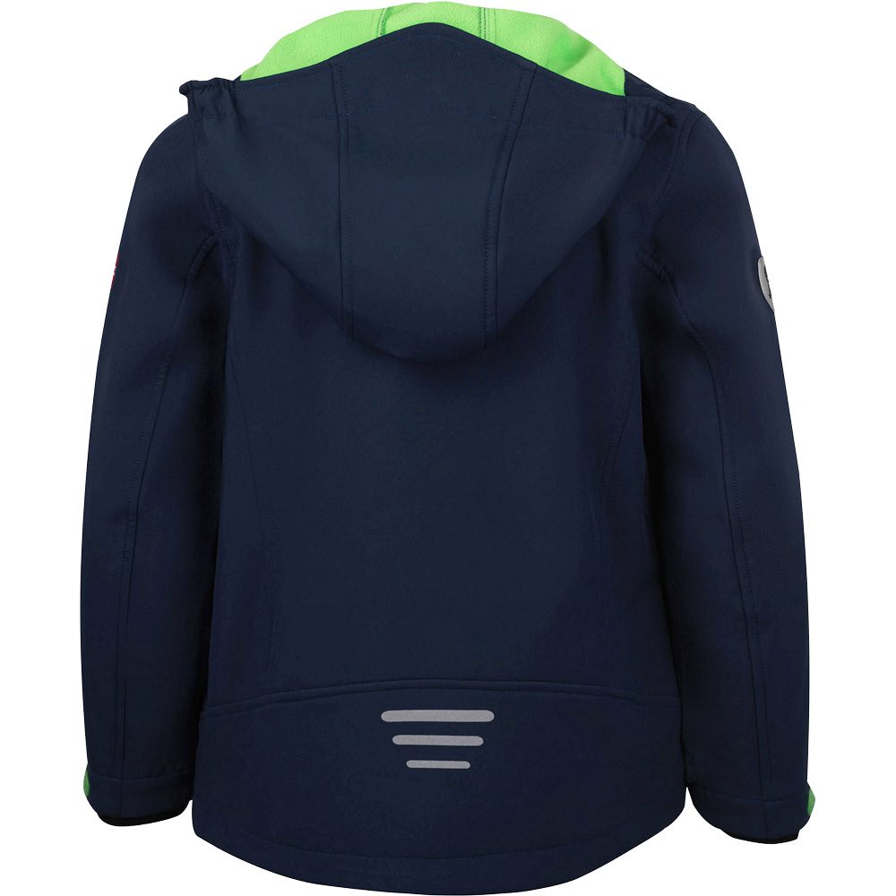 Trollkids Trollfjord Softshelljacke Kinder navy light green