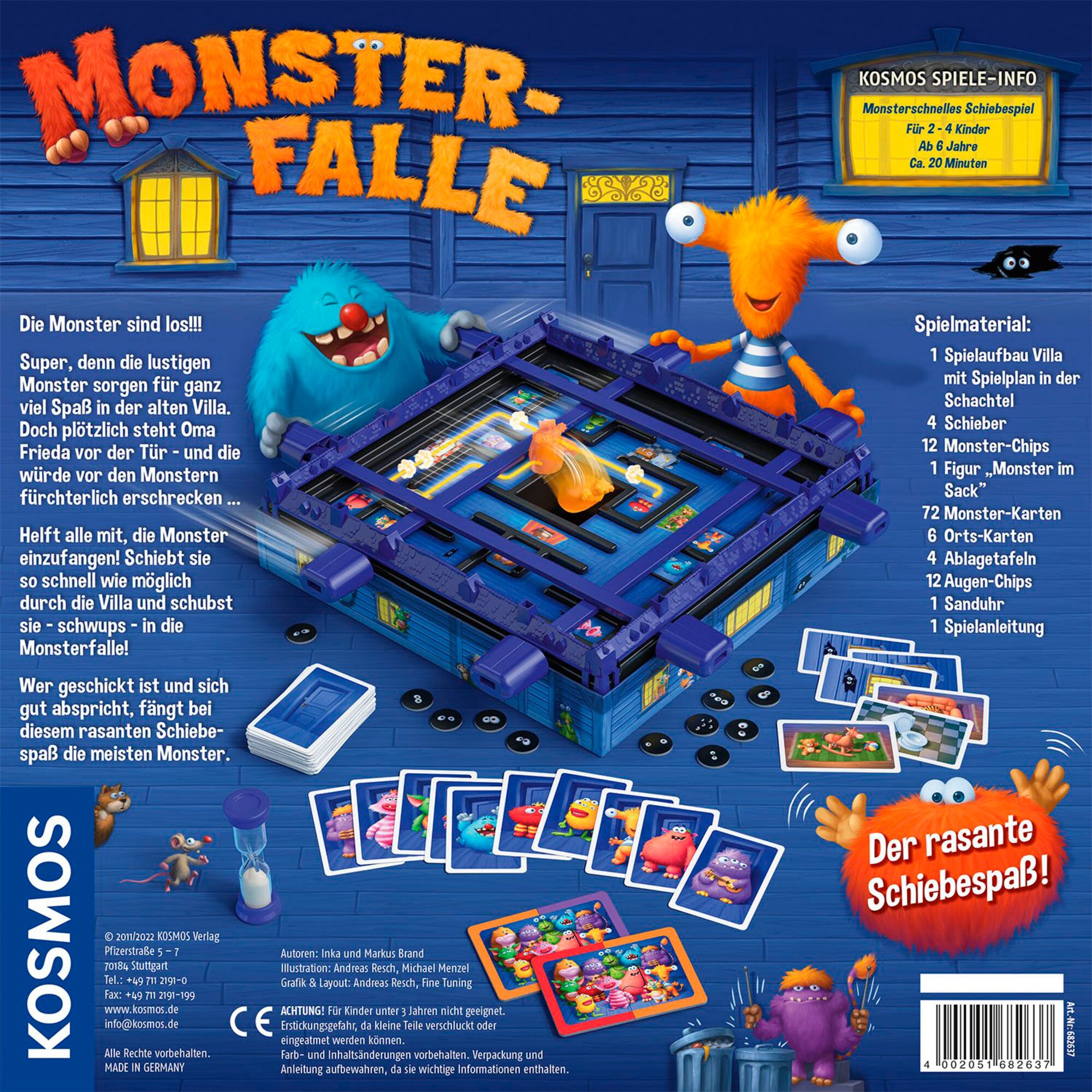 Kosmos Brettspiel Monsterfalle