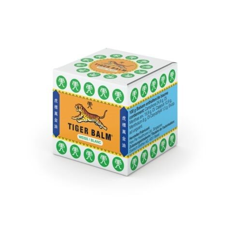 TIGER BALM Salbe weiss-mild Topf 19.4 g<br>19.4 g, Topf, Salbe, weiss-mild