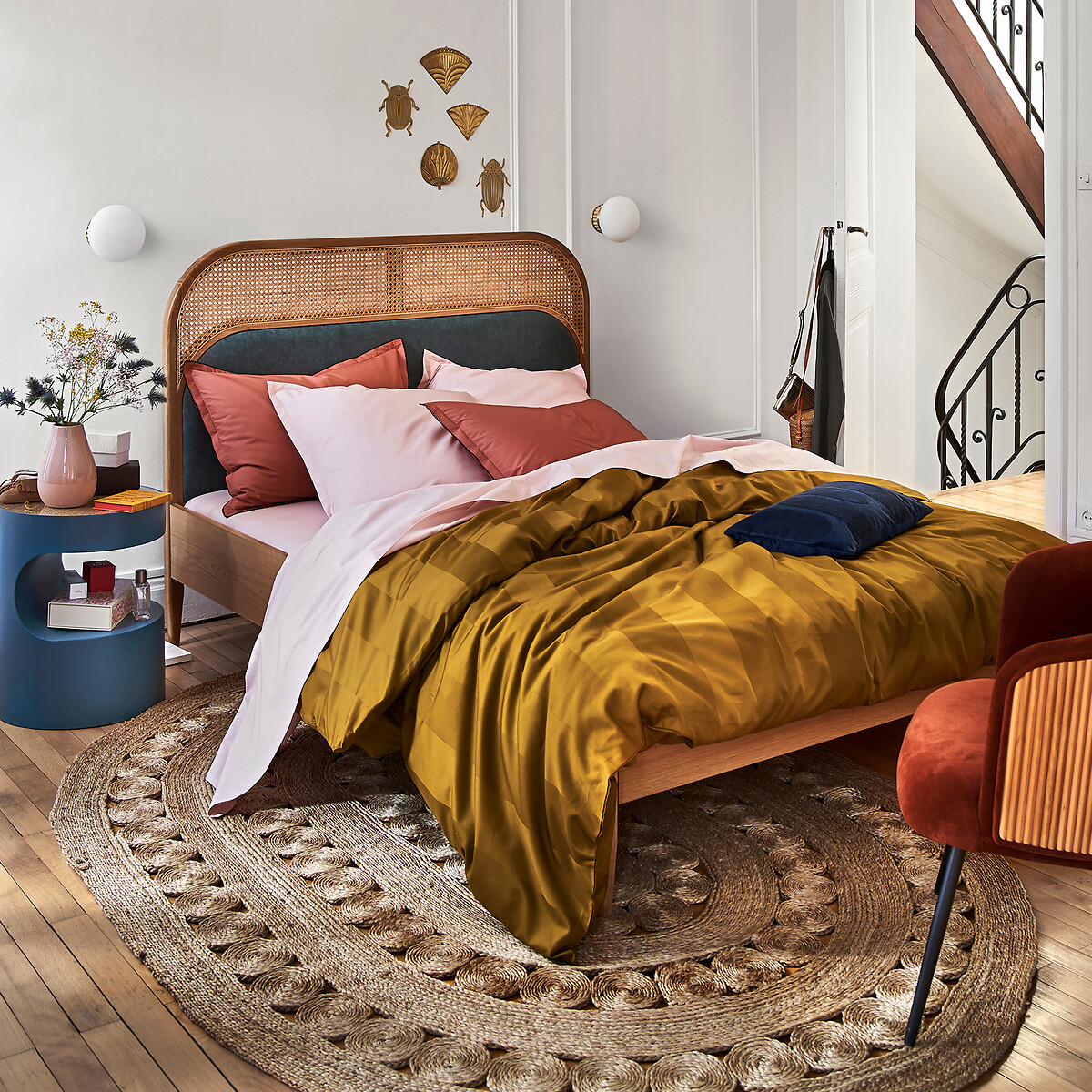 LA REDOUTE INTERIEURS<br>Tapete oval de juta, Aftas