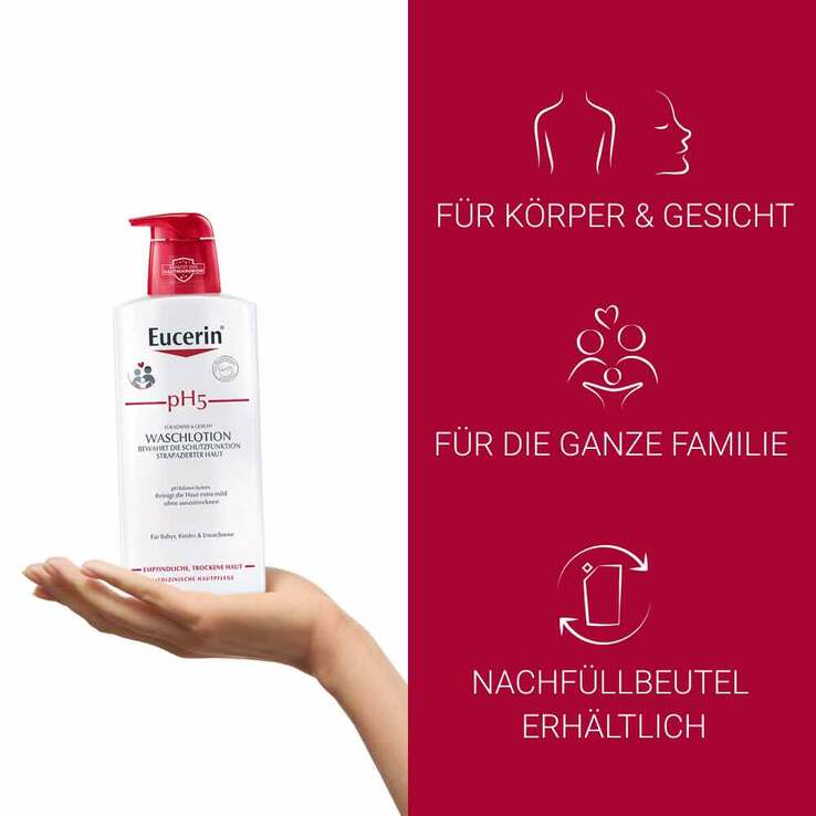 Eucerin pH5 Waschlotion empfindliche Haut, 400 ml