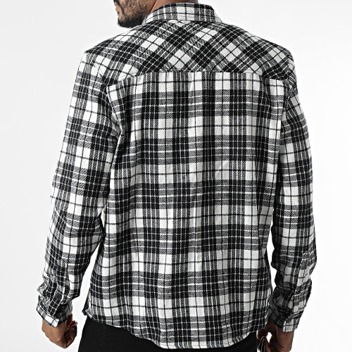 Surchemise A Carreaux Overy Noir Blanc