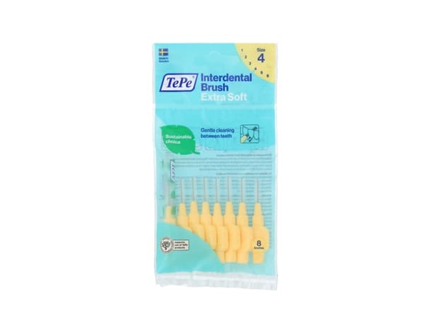 Interdental Brush Extra Soft 0 7 mm A34lutA 8 ks Velmi jemnA c mezizubnA kartA Aky