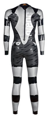 Combinaison Néoprène Femme Arena SAMS Carbon Wetsuit Argent Noir