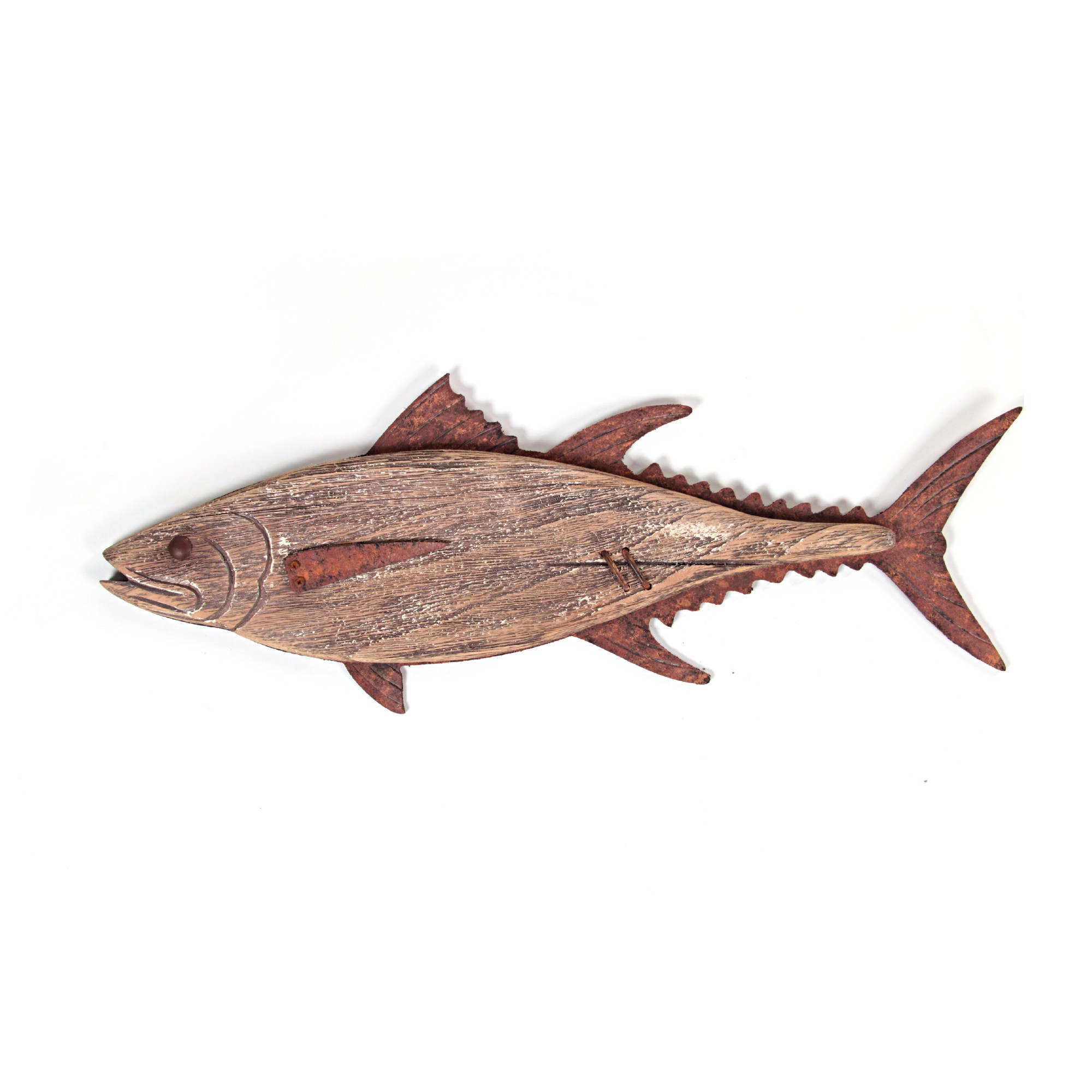 Wandbild 'Forelle', braun, B 58 cm, H 22 cm, L 3 cm von fischer's lagerhaus