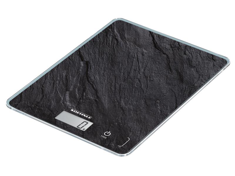 Soehnle Küchenwaage Page Compact 300 Schwarz Digitale Waage für die Küche