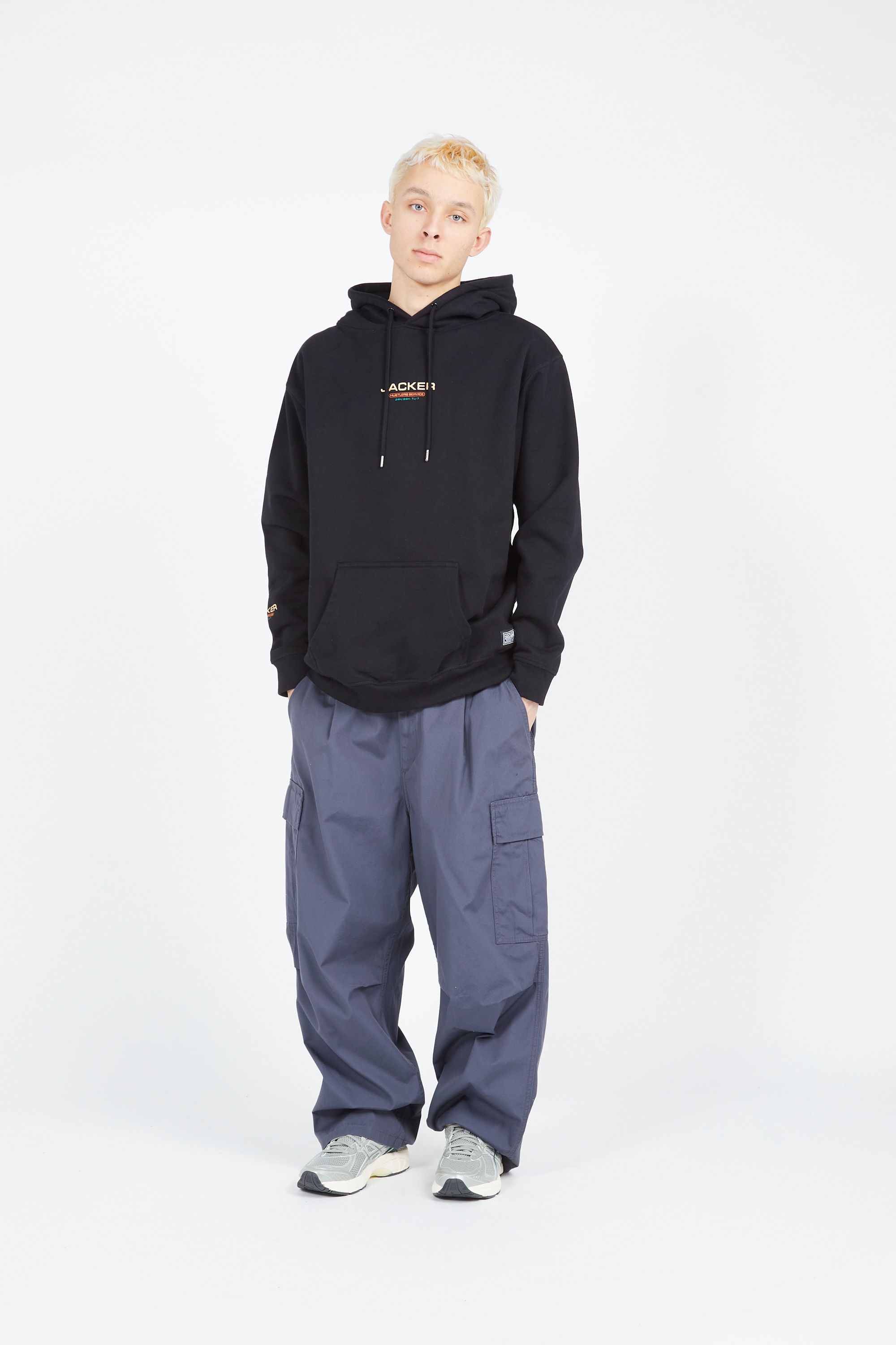 JACKER Hoodie Hustler Service Noir