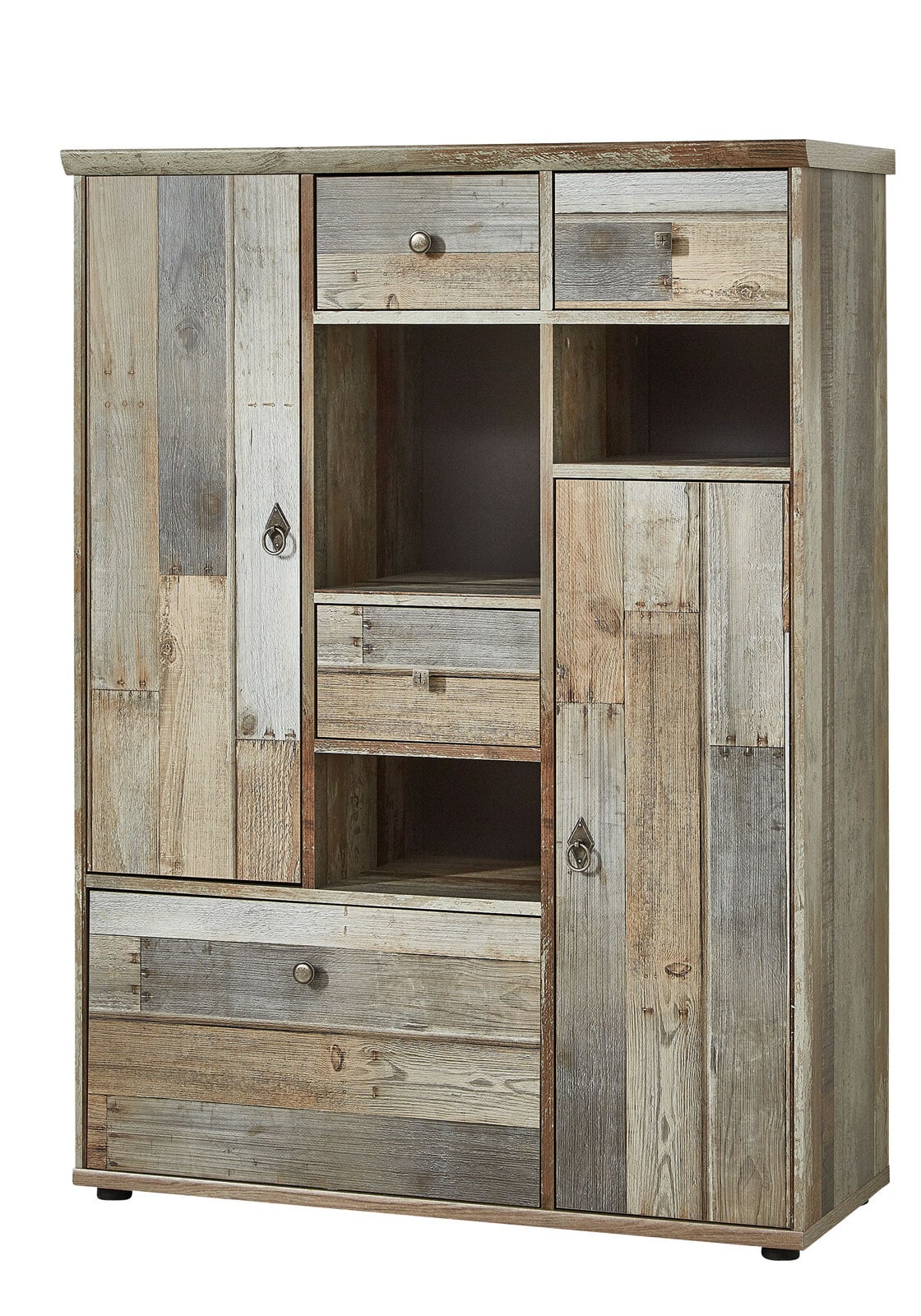 Highboard Bonanza Driftwood Nachbildung ca. 99 x 133 x 39 cm