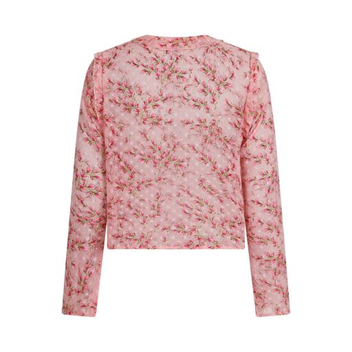 Neo Noir Carola Dot Print Bluse, Rose, 40